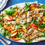 Grilled Chicken and Nectarine Salad with Honey Dressing
